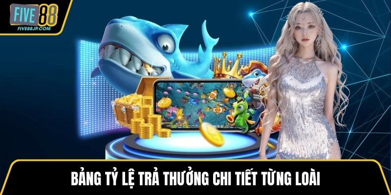 Bảng tỷ lệ trả thưởng chi tiết từng loài