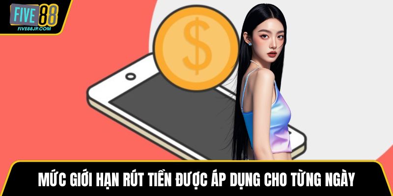 Mức giới hạn rút tiền được áp dụng cho từng ngày